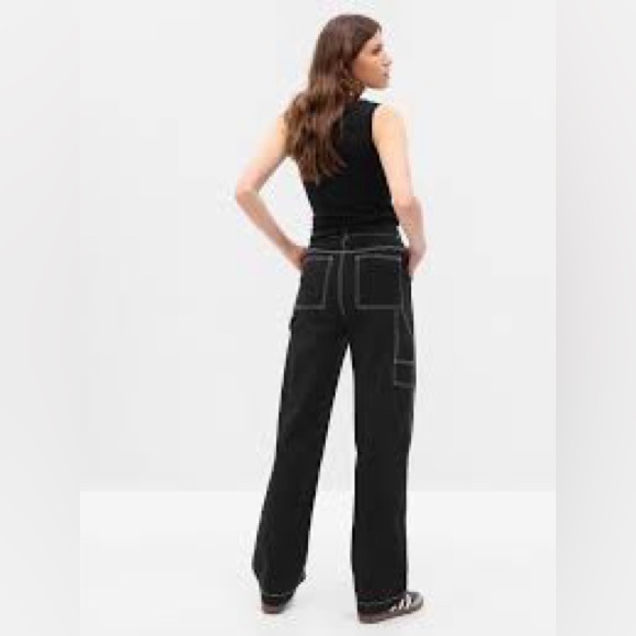 Gap Mid Rise Loose Carpenter Pants - Picture 3 of 3